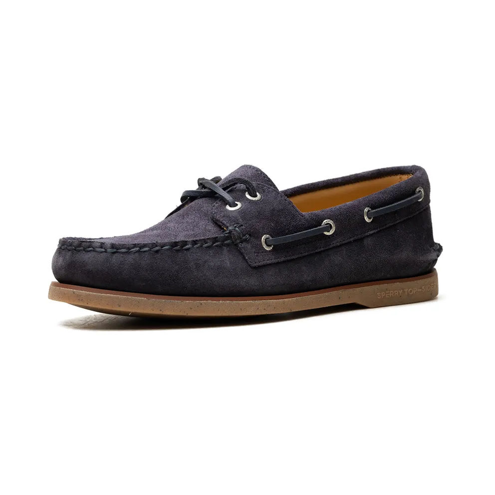 Sperry Gold Authentic Original 2-Eye “Navy Suede” (STS24018)