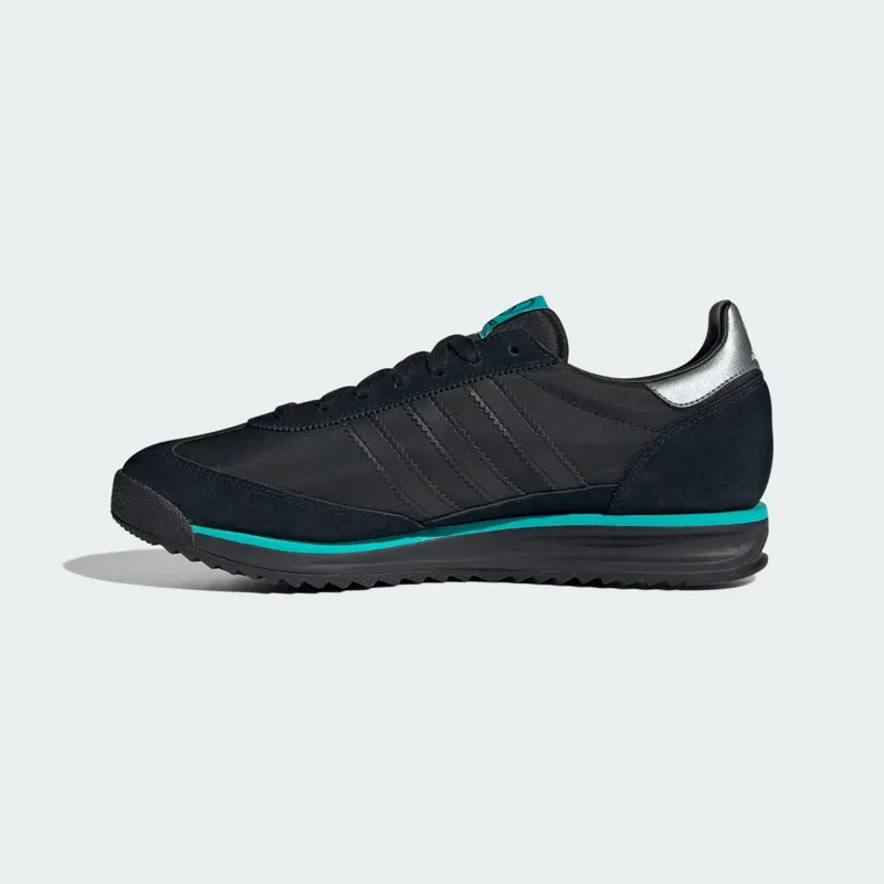 Adidas SL 72 RS MERCEDES Shoes Core Black / Core Black / Silver Metallic (JQ1782)