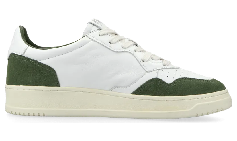 Autry Medalist Low (goat / suede white / milit) – AULMGS40 (3)