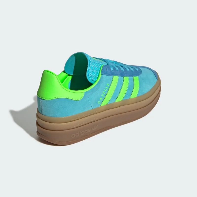 adidas Gazelle Bold Blue Glow Solar Green Bright Blue (JS3896)