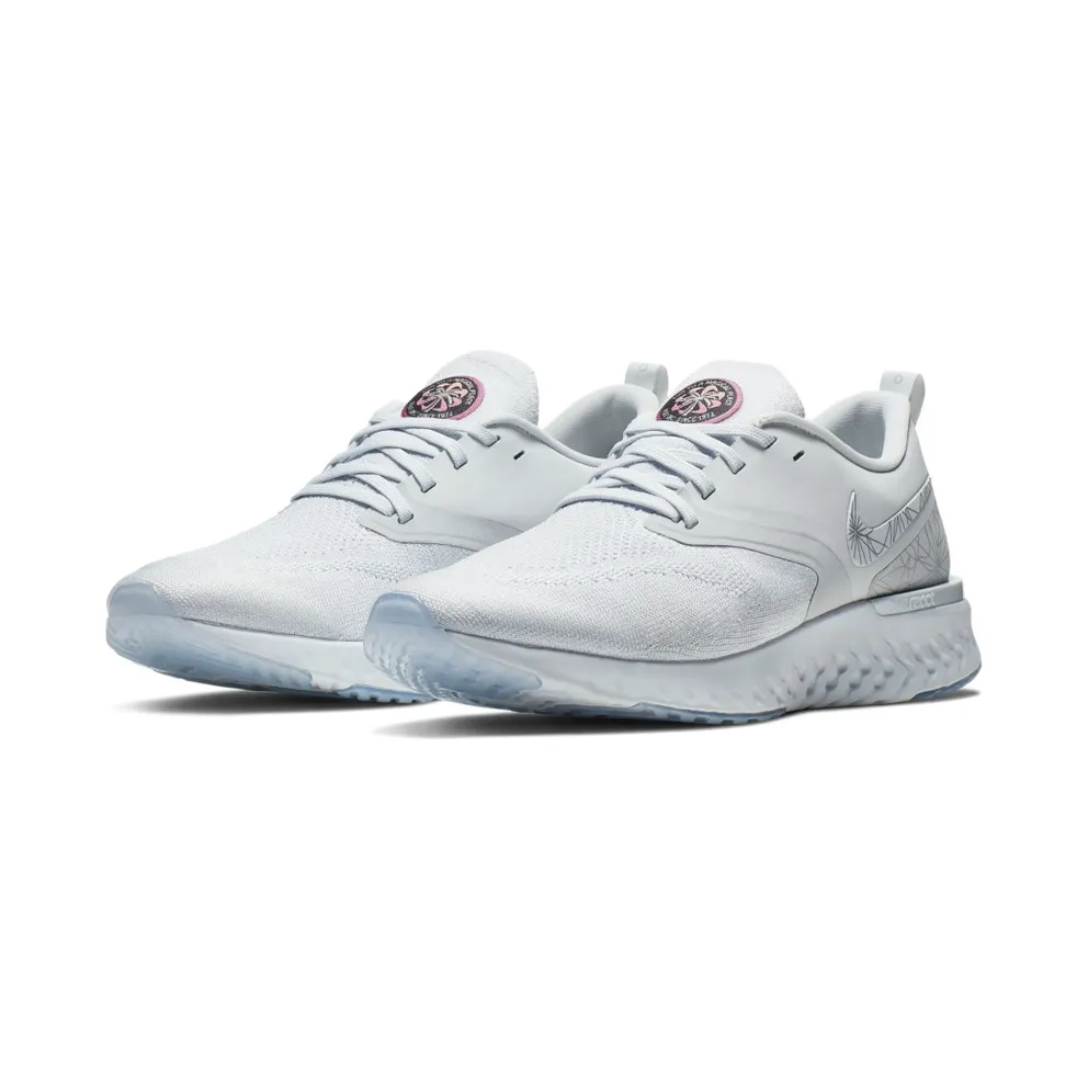 Nike Odyssey React Flyknit 2 Pure Platinum Pure Platinum Black Pure Platinum (AT9975-001)
