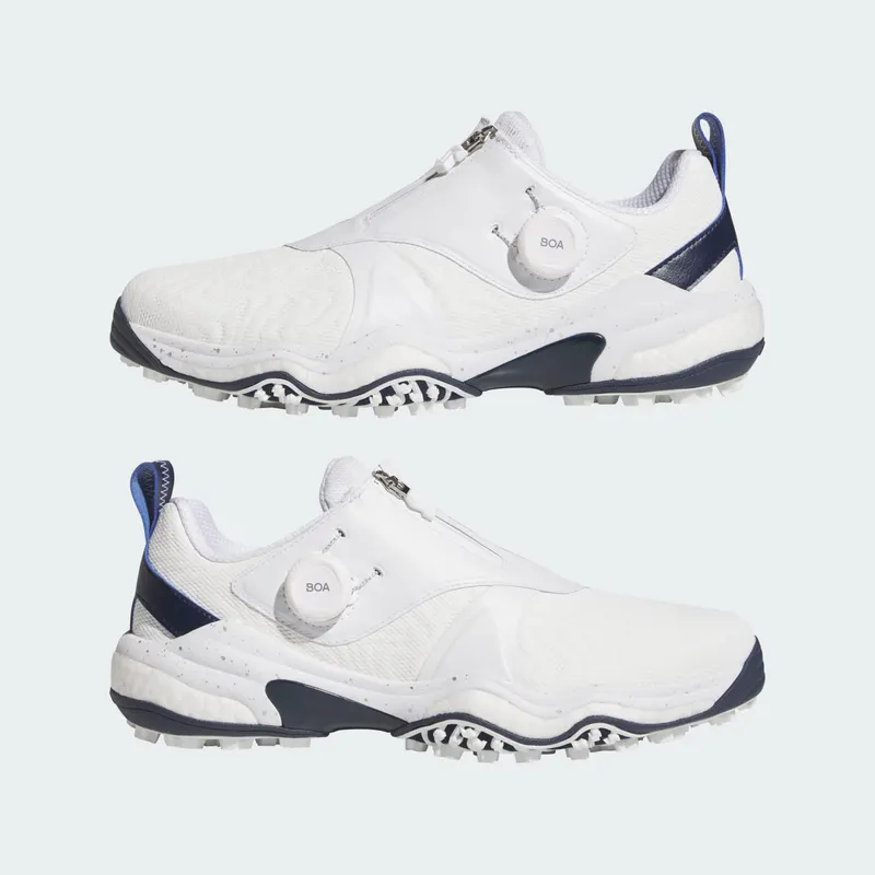 adidas Codechaos BOA 25 Spikeless Golf Cloud White Silver Metallic Collegiate Navy (IH8443)