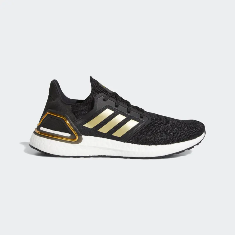adidas Ultra Boost 20 Black Gold White Core Black/Gold Metallic/Solar Red (EE4393)