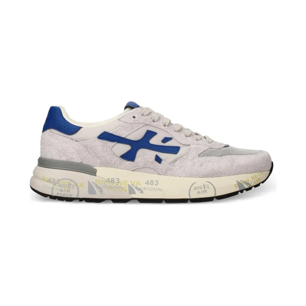 Premiata Mick 0.1 mit Wildlederapplikation – Grey (MICK8237)