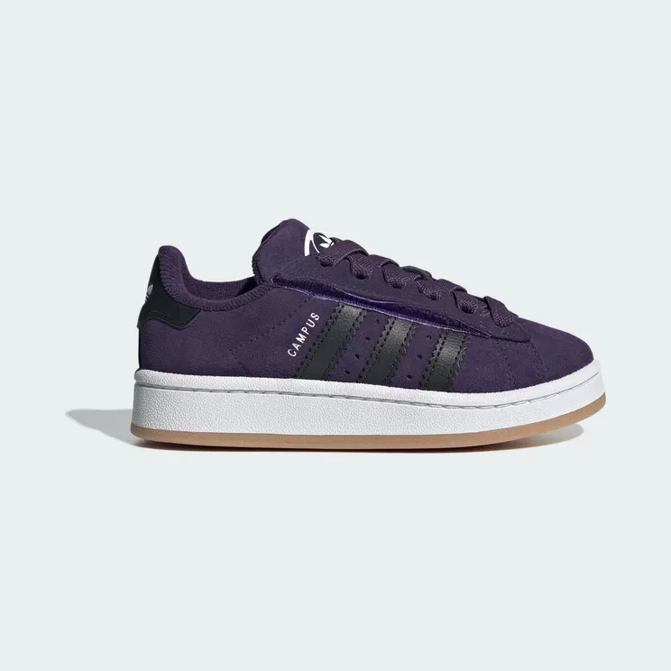 adidas Campus 00s Comfort Closure Elastic Lace Shoes Kids “Aurora Plum / Core Black / Cloud White” (JR7422)