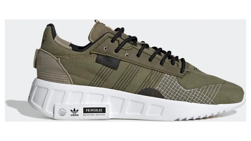 adidas Geodiver+ Primeblue Focus Olive / Core Black / Cloud White (H01785)