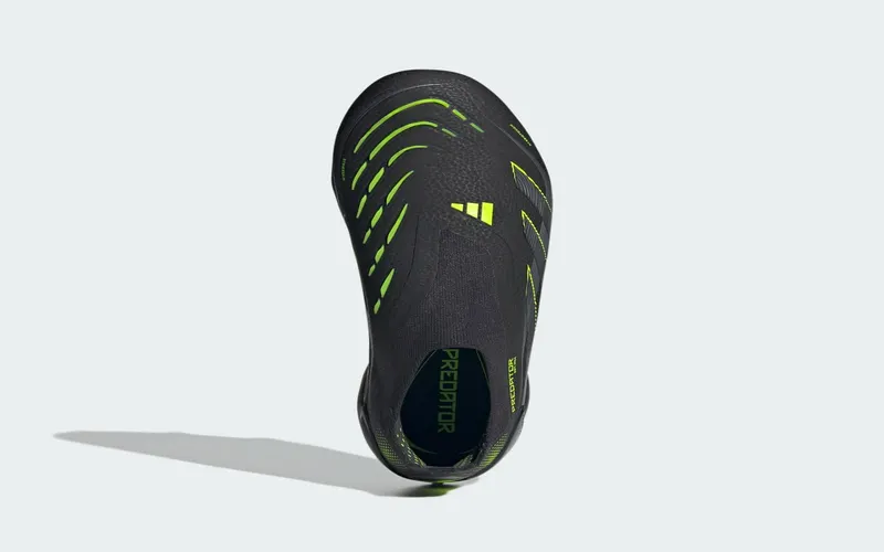 adidas Predator Elite Laceless FG Core Black Carbon Lucid Lemon (JI1078)