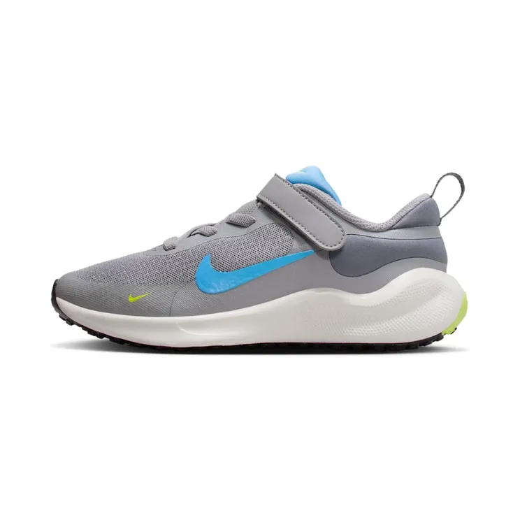 Nike Revolution 7 “Cement Grey / Light Carbon / Volt / University Blue” (FB7690-009)