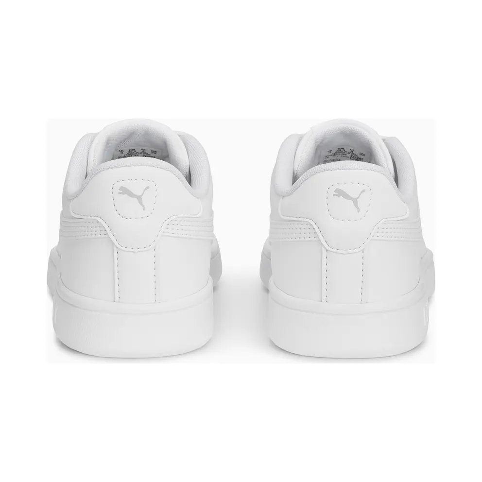 Puma Smash 3.0 Leather Youth White/Grey (392031-02)