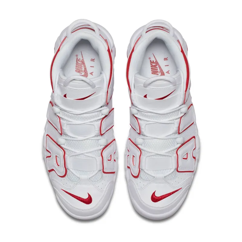 Nike Air More Uptempo White Varsity Red Outline White/Varsity Red-White (921948-102)