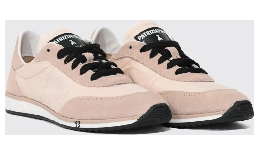 Patrizia Pepe Skin ’93 Sneakers in Suede and Nylon Pink (2Z0054V040F301)