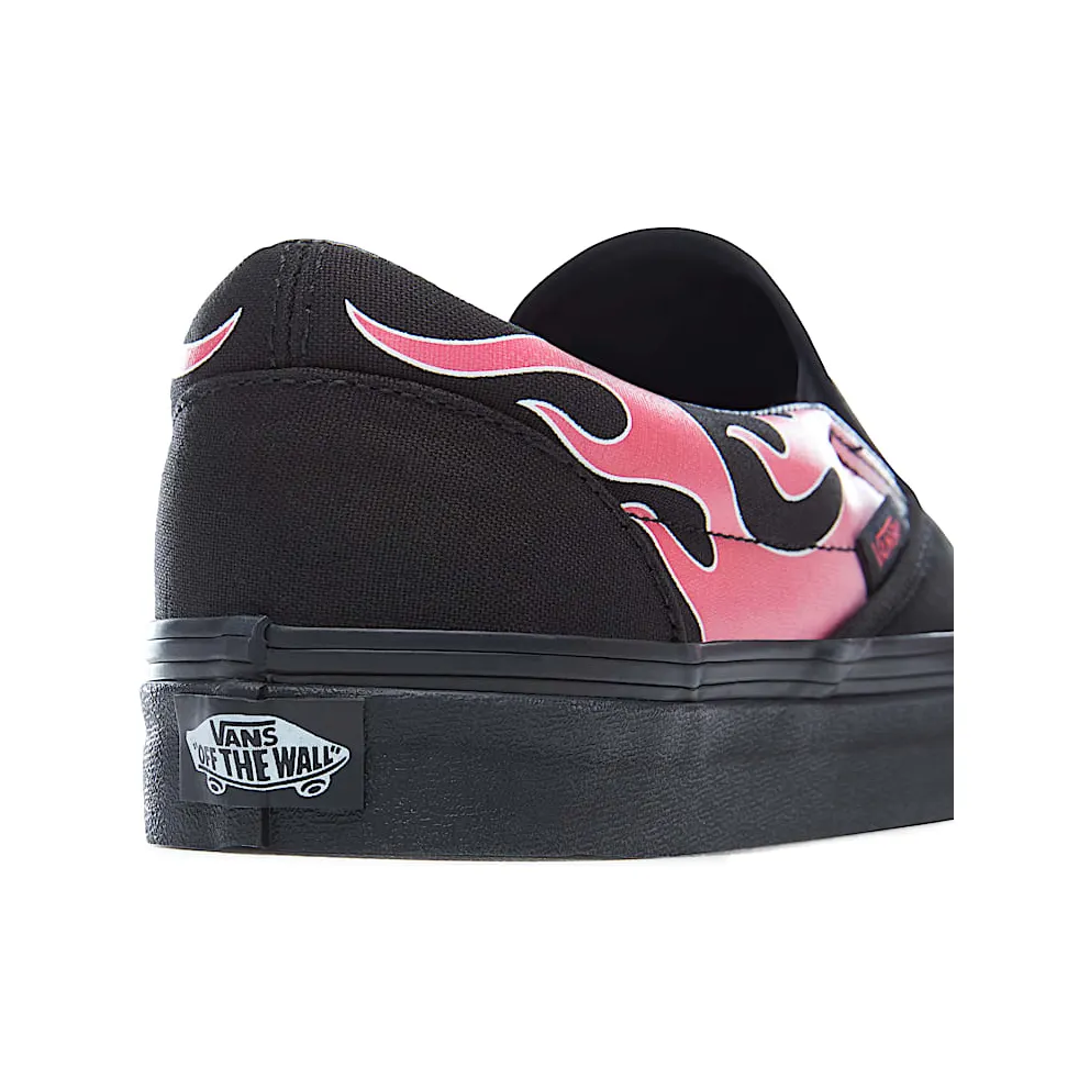 Vans Slip-On Flame Neon Pink Black Black/Neon Pink (VN0A38F7QCX)