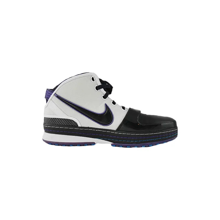 Nike Zoom LeBron 6 ‘Hardwood Classic’ White/Black-Vrsty Prpl-Orn Bl (346526-002)