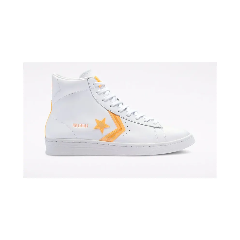 Converse Pro Leather Hi Hi-Vis White Flash Orange White/Flash Orange-White (169500C)