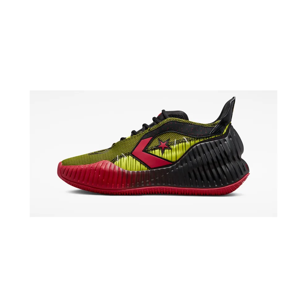 Converse All Star BB Prototype CX Monster Clash Schwarz/laser Lemon/rood