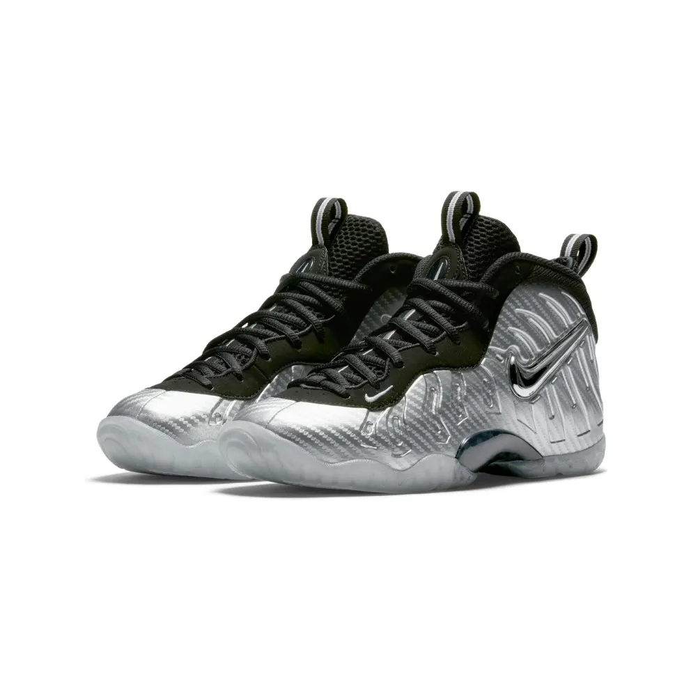 Nike Air Foamposite Pro Silver Surfer (GS) Metallic Silver/Metallic Silver-Black (644792-007)