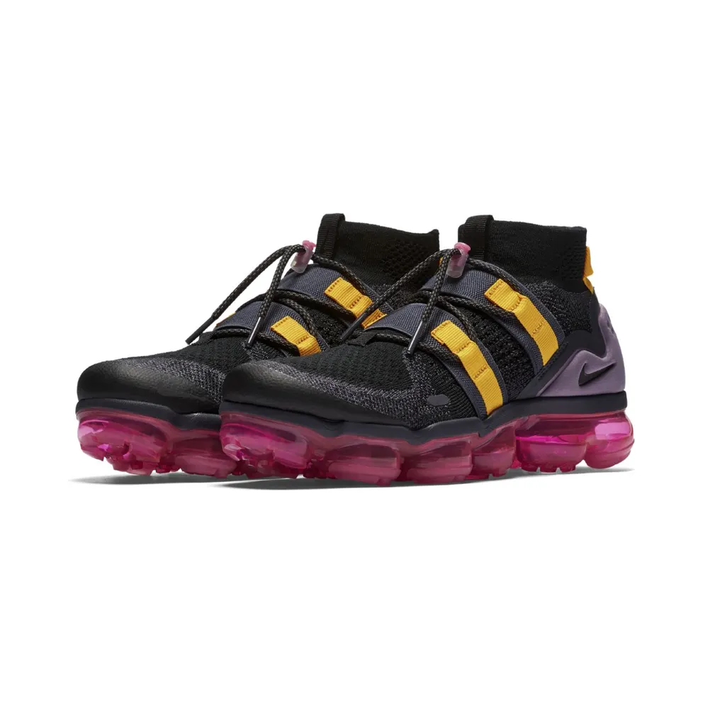 Nike Air VaporMax Utility Black Pink Blast Black/Black-Gridiron-Pink Blast (AH6834-006)