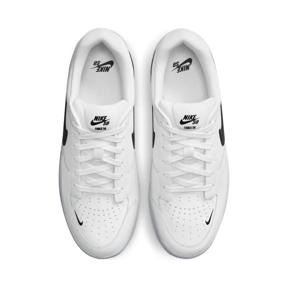 Nike SB Force 58 Premium Skate Shoe White (DH7505-101)
