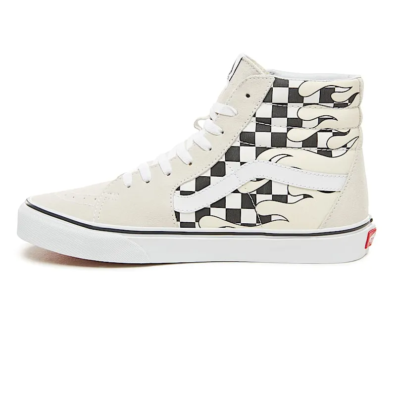 Vans Sk8-Hi Checkerboard Flame White Classic White/True White (VN0A38GERX7)