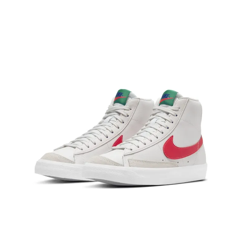 Nike Blazer Mid 77 Platinum Tint Bright Crimson (GS) (DA4086-004)
