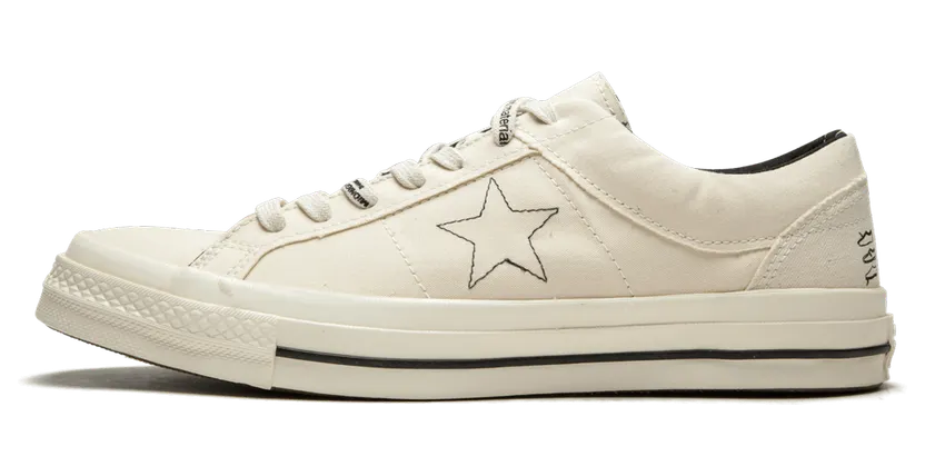 Converse Midnight Studios x One Star ‘Cream’ Egret/Egret/Black (162124C)