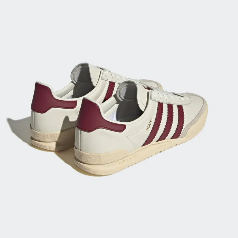 Adidas Jeans Chalk White / Sand Strata / Collegiate Burgundy (GY7437)