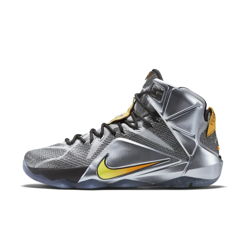 Nike LeBron 12 Flight Wolf Grey/Bright Citrus-Black (684593-080)