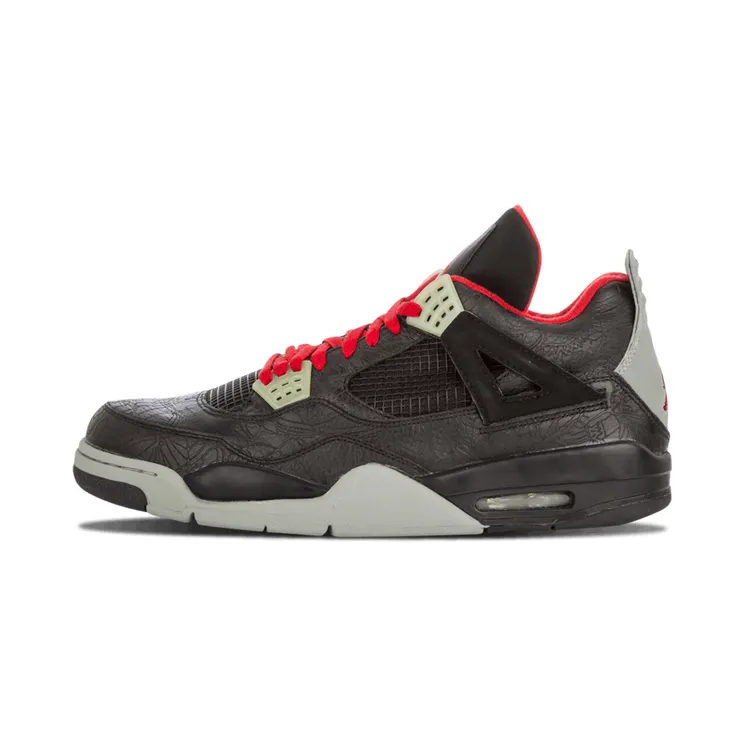 Air Jordan 4 Retro Rare Air ‘Laser’ Black/Varsity Red-Medium Grey (312255-061)