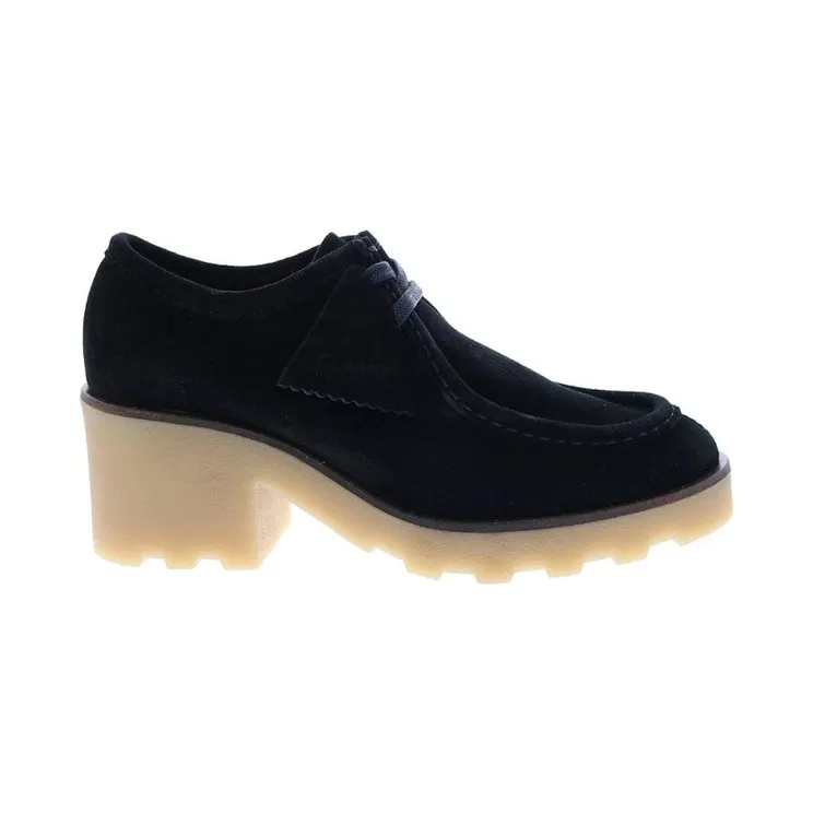 Clarks Originals Wallabee Block Black Suede (26164402)