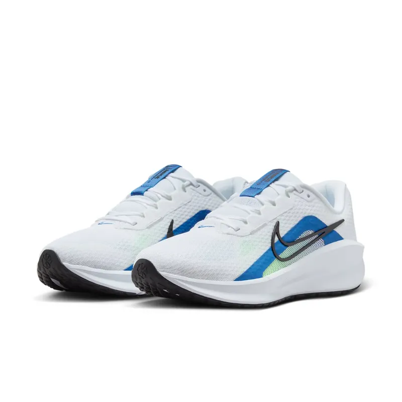 Nike Downshifter 13 White Star Blue Green Strike Black (FD6454-103)