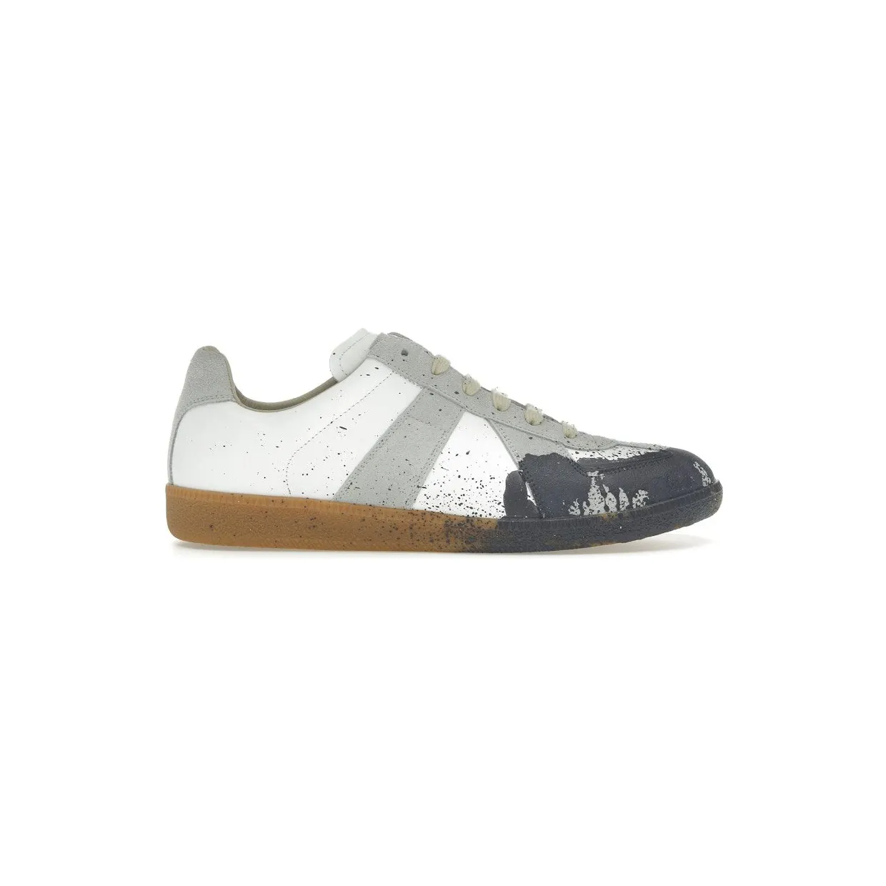 Maison Margiela Paint Replica German Army Trainer (GAT) White Pewter (S57WS0481P6230H0A65)