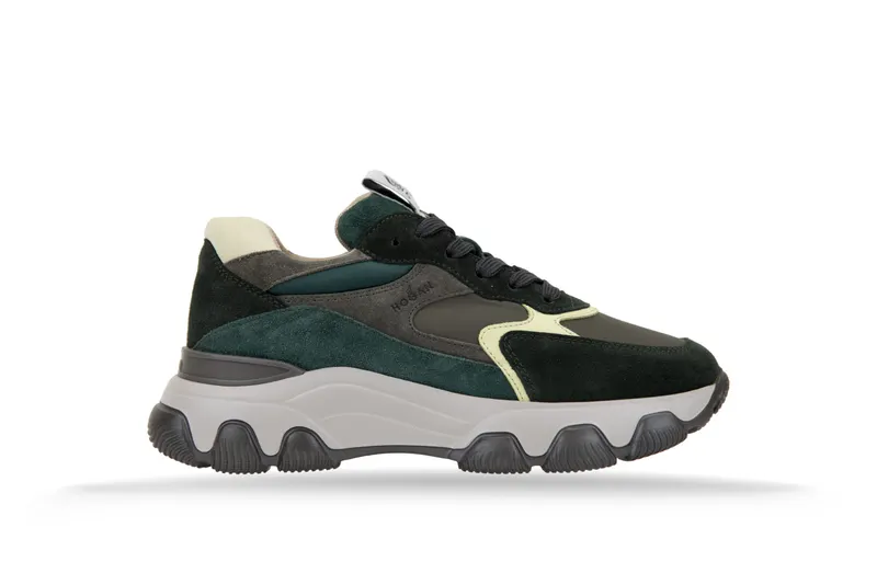 Hogan Hyperactive Pastello “Green Dark/Olive/Yellow Pastello” (HXW5400DG6E 0M0A)