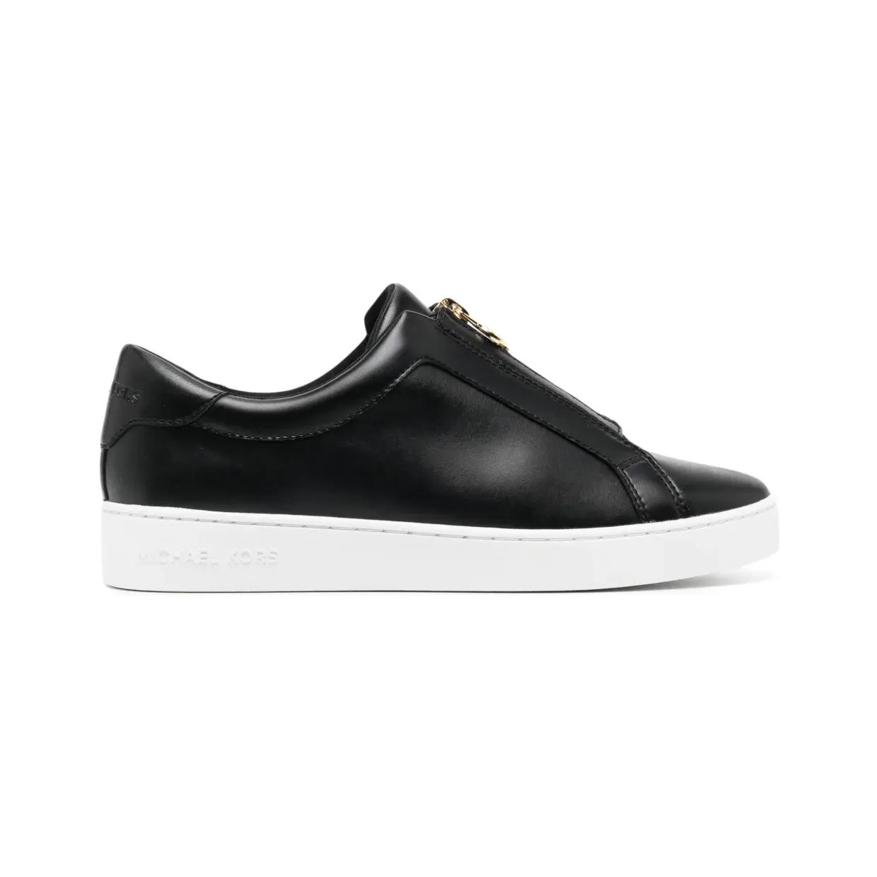 Michael Kors Keaton slip-on met rits “Black” (43R4KTFP1L)