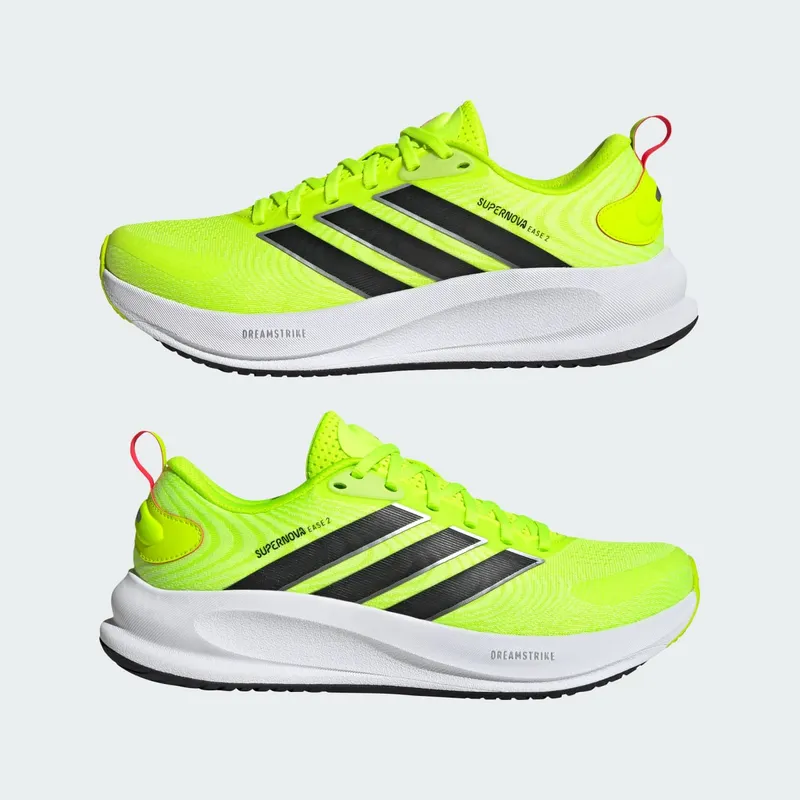 Adidas SUPERNOVA EASE 2 M Running Shoes Lucid Lemon / Core Black / Lucid Red (JQ1819)