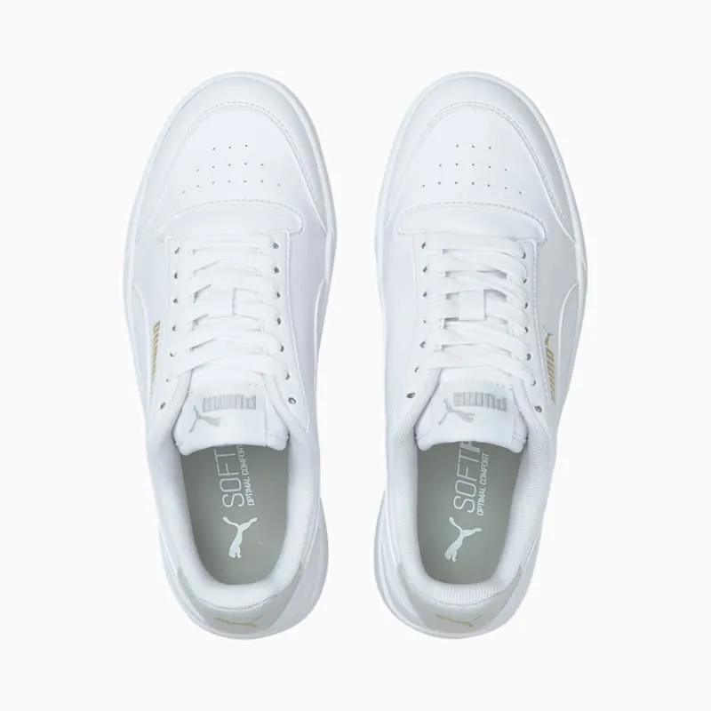 PUMA Shuffle Youth White/Gray Violet/Gold (375688-01)