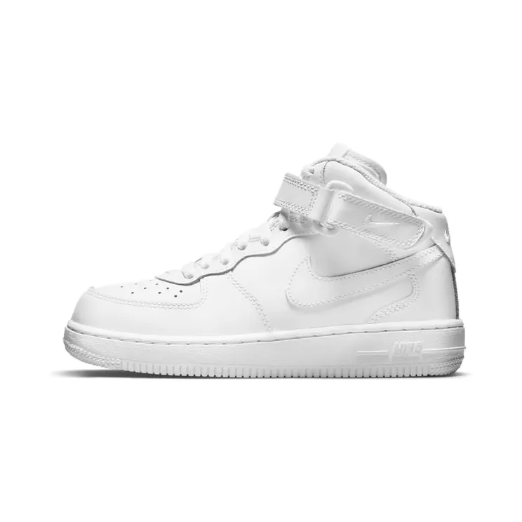 Nike Air Force 1 Mid LE White (PS) “White” (DH2934-111)