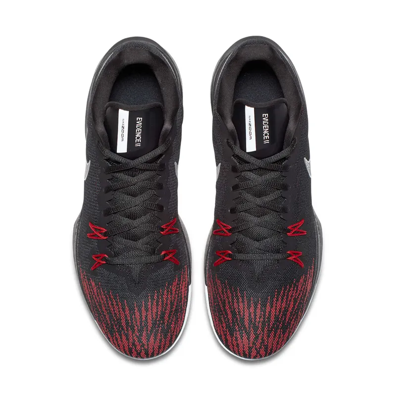 Nike Zoom Evidence 2 2 Black Black/Metallic Silver (908976-006)