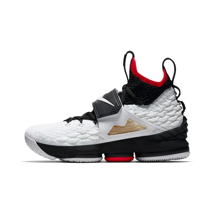 Nike LeBron 15 Diamond Turf “White / Black” (AO9144-100)