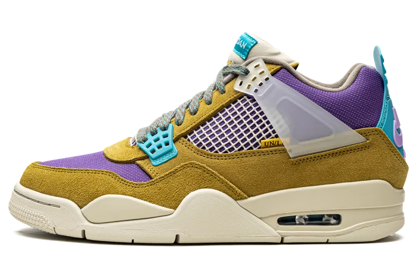 Air Jordan x Union 4 Desert Moss (2021) – “Desert Moss / Turquoise Blue / Dark Iris” (DJ5718-300)