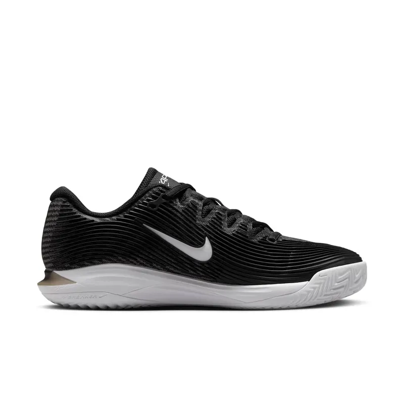 Nike Court Vapor 12 Clay Black Dark Smoke Grey White (HQ6027-001)