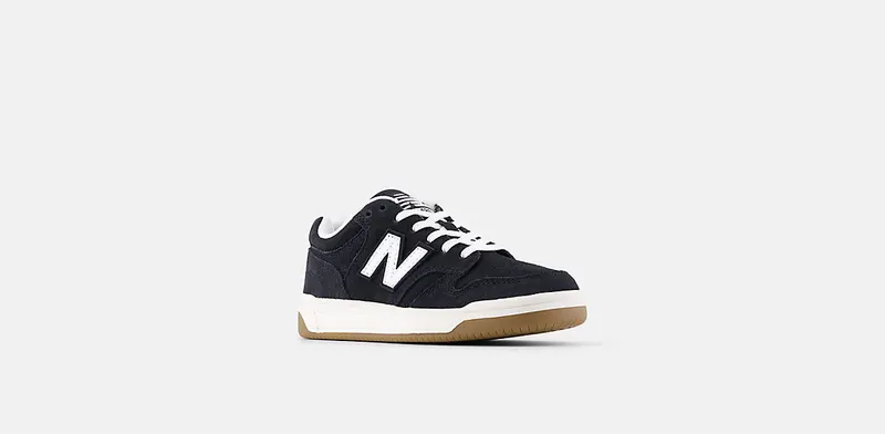 New Balance B480 Lace White Black (PS) (PSB480SB)