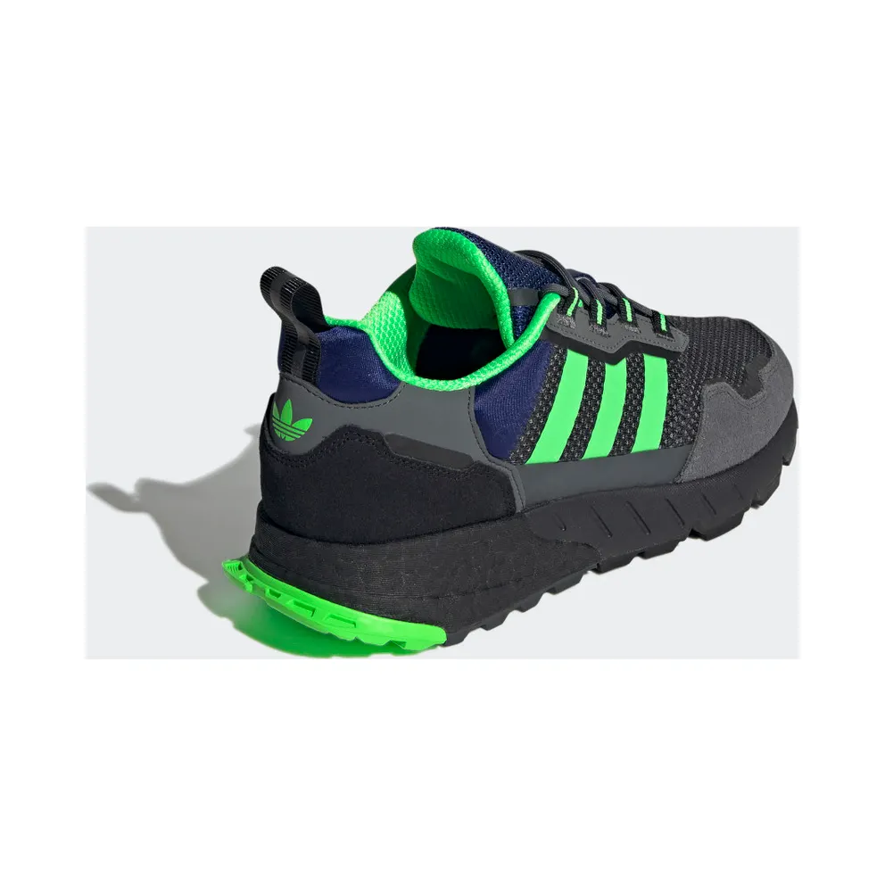 Adidas ZX 1K Boost Grey Six / Screaming Green / Core Black (H00430)