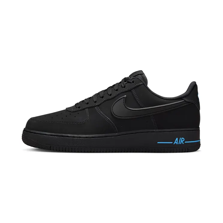 Nike Air Force 1 Low ’07 SE “Black / University Blue” (HV6223-001)