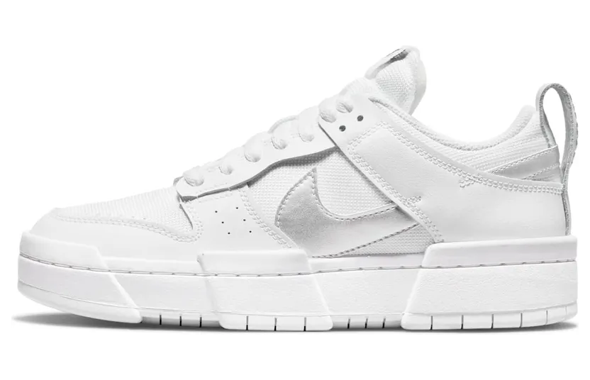 Nike Dunk Low Disrupt White Silver (W) (DJ6226-100)