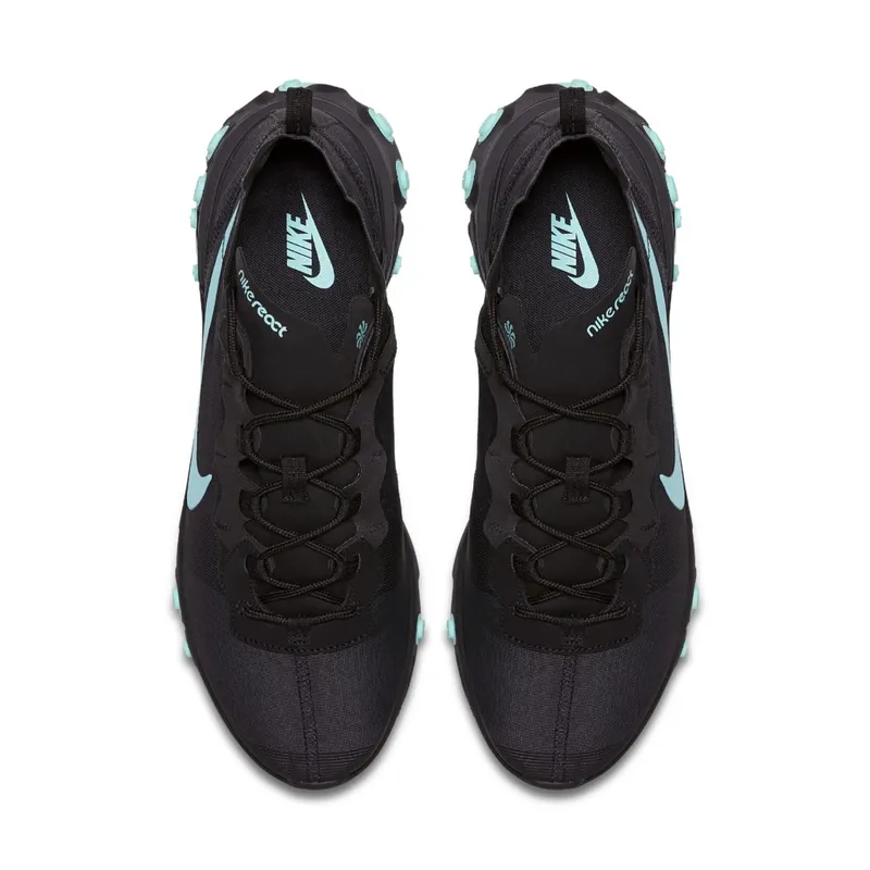Nike React Element 55 Black Aurora Green Black/Aurora Green-Cool Grey (BQ6166-004)