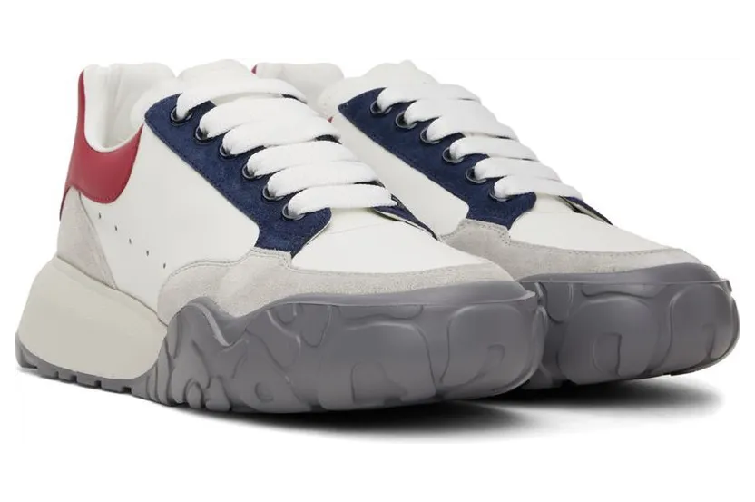 Alexander McQueen White Court Trainer 8990 WHITE (705117WIAAC) (4)