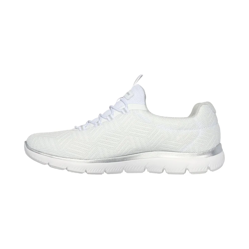 Skechers Summits – Artistry Chic Sneaker White/Silver