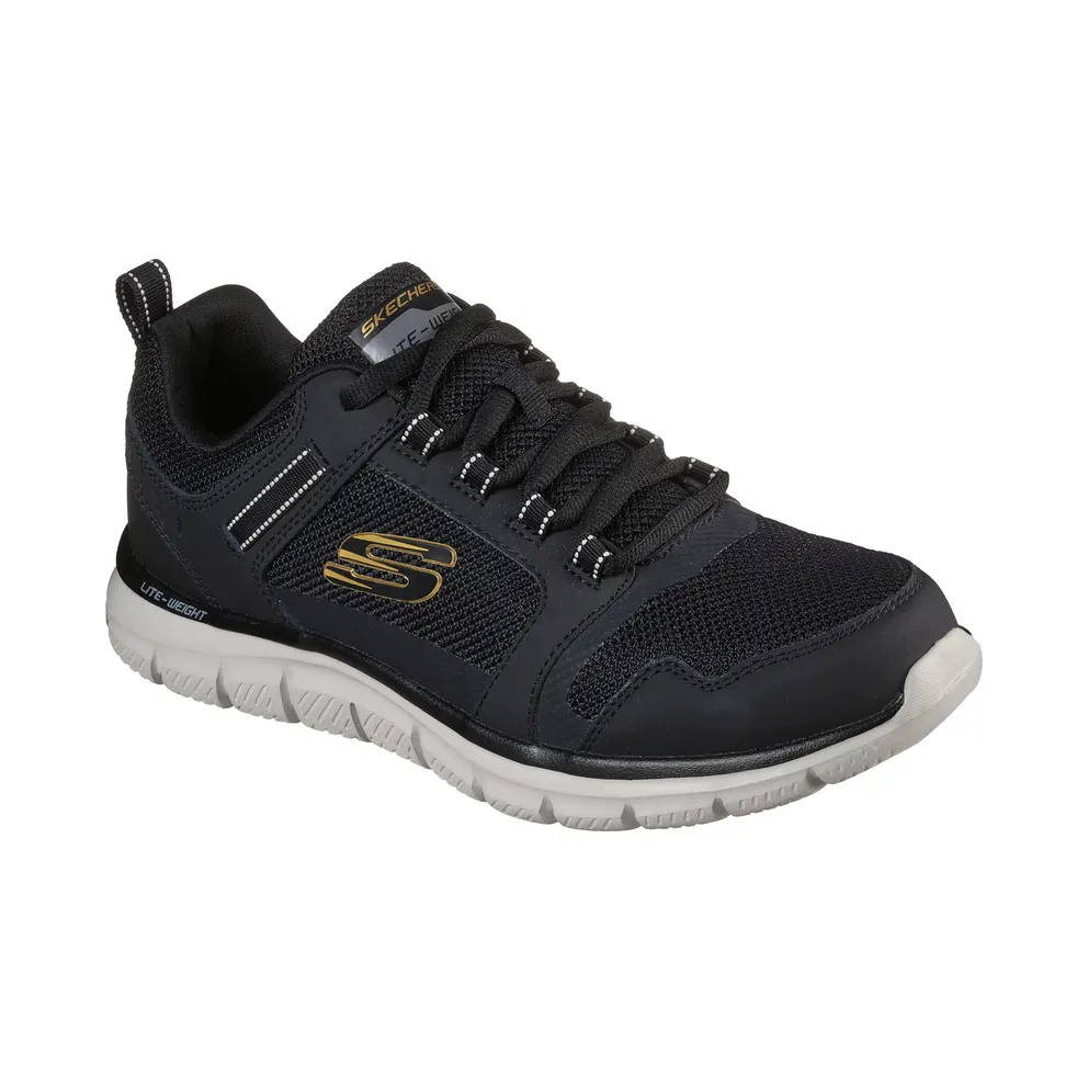 Skechers Track – Knockhill – Black / Gold (232001 BKGD)