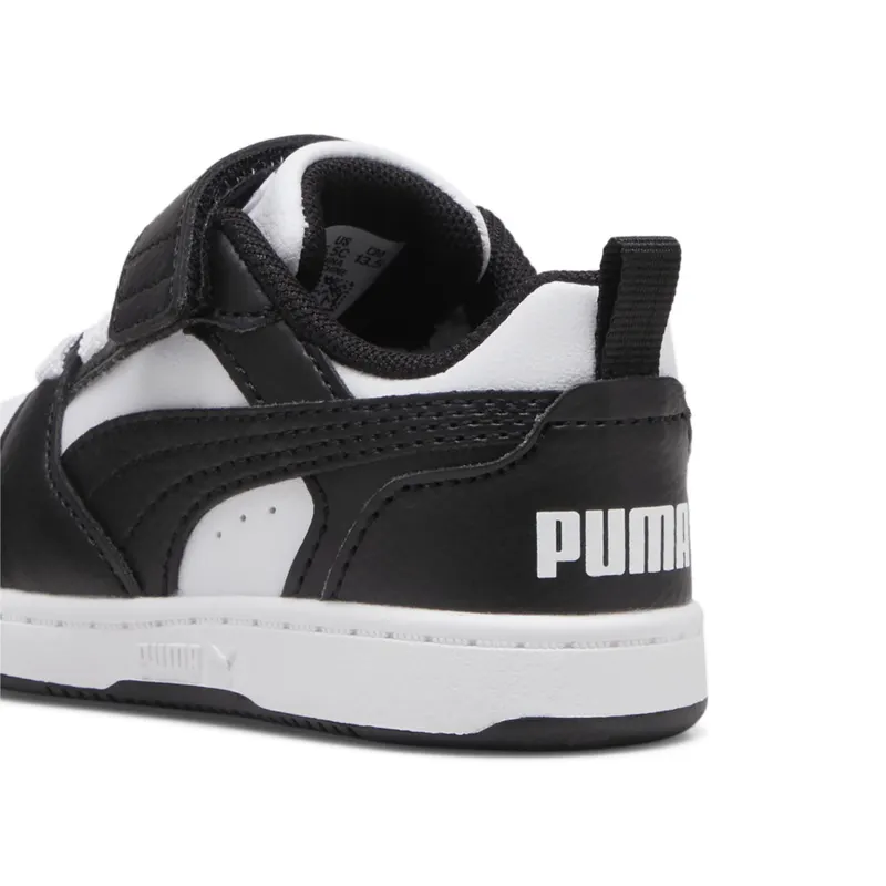 Puma Rebound v6 Lo “Puma White / Puma Black” (397420_01)