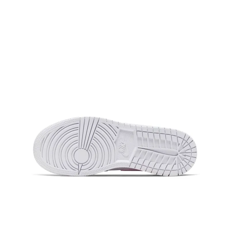 Air Jordan 1 Low White Green Pink (GS) (554723-101)